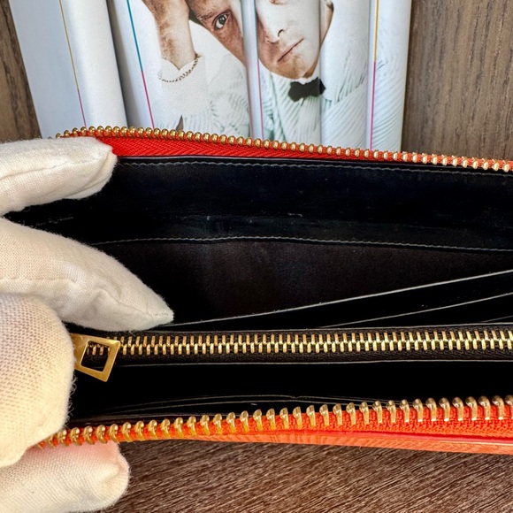 Rare Loewe Goya 4 Textured Anagram Zippy Wallet - Picture 9 of 10